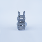 Small Matte Bow-Shaped Hair Claw Clip| Stylish & Lightweight Claw Clips For Girls