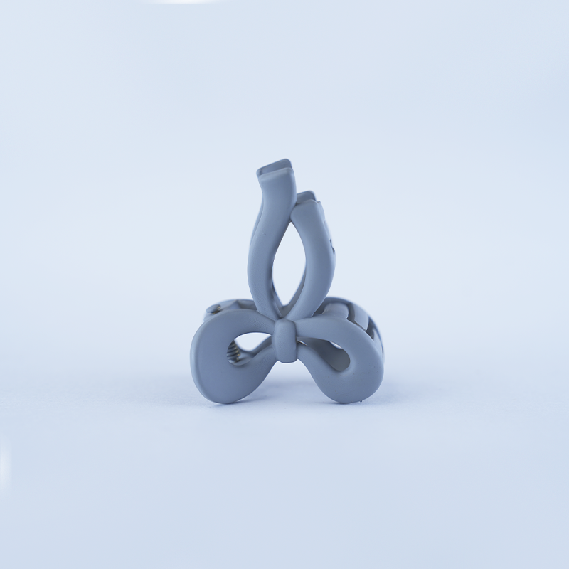 Small Matte Bow-Shaped Hair Claw Clip| Stylish & Lightweight Claw Clips For Girls