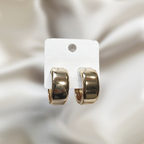 Rose Gold Plated Chunky Hoop Earrings| Lightweight Earrings For Girls