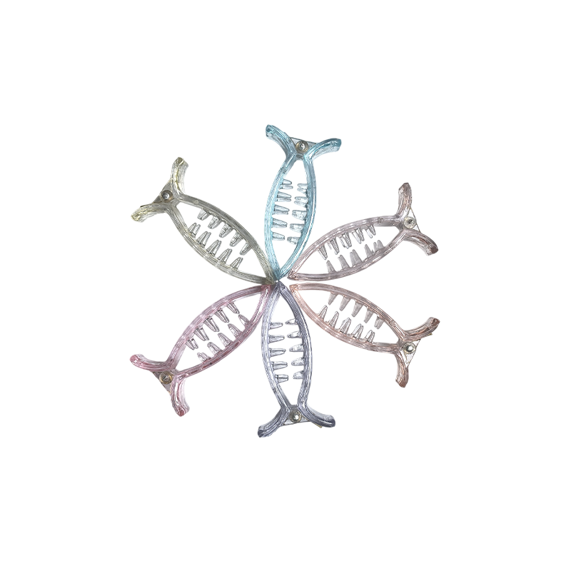 Multi-Color Plastic Hair Claw Clips| Lightweight & Durable Hair Clip For Women & Girls| Pack of 6