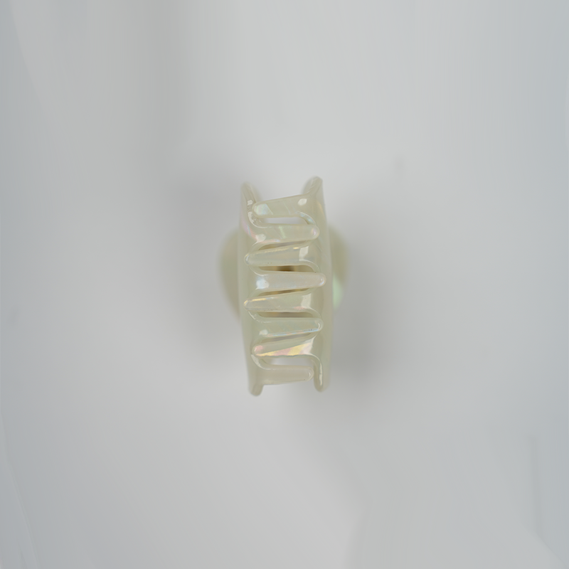 Heart-Shaped Iridescent Hair Claw Clip| Non-Slip Grip For Various Hair Type & Styles