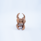 Plumeria Flower Claw Hair Clip| Five Petal Plumeria Flower Design| Matte Finish Hair Clip| Lightweight Form For Girls