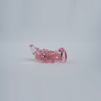 Elegant Pearlescent Flower Mini Banana Hair Claw Clip| Durable, Lightweight & Transparent Plastic Hair Clip For Women & Girls