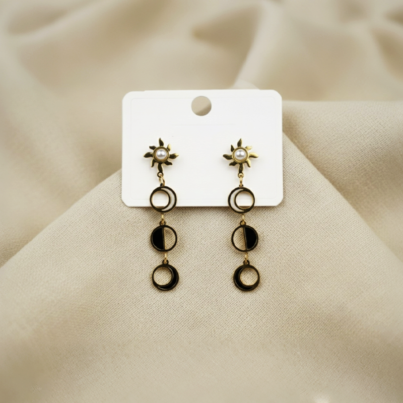 Anti-Tarnish Gold-Plated Stainless-Steel Earrings| Lightweight Earrings For Girls