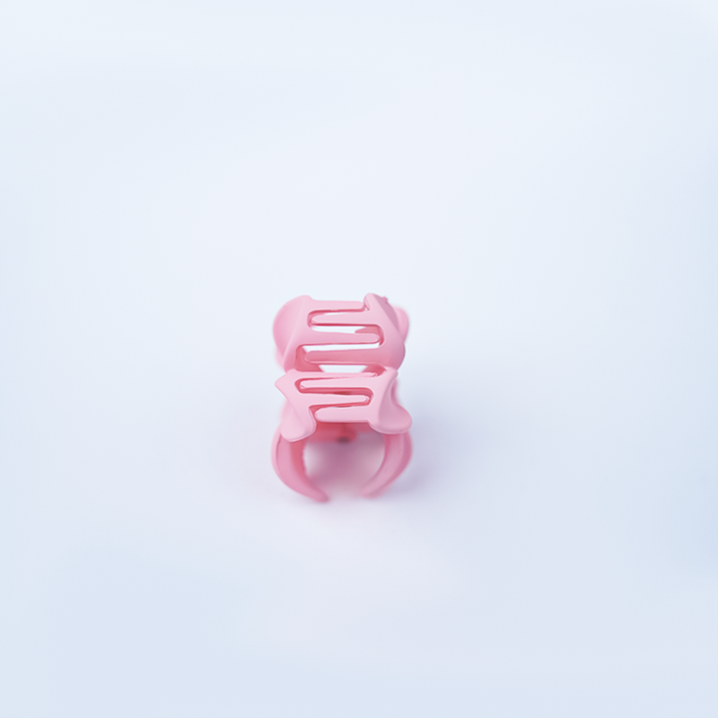 Plumeria Flower Claw Hair Clip| Five Petal Plumeria Flower Design| Matte Finish Hair Clip| Lightweight Form For Girls