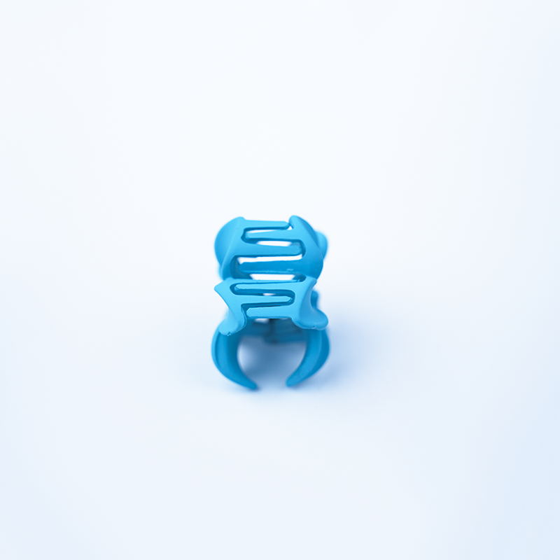 Plumeria Flower Claw Hair Clip| Five Petal Plumeria Flower Design| Matte Finish Hair Clip| Lightweight Form For Girls