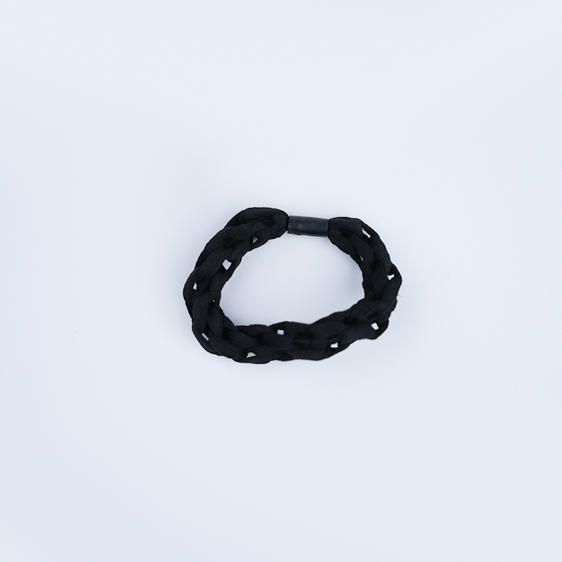 Braided Fabric Hair Tie| Elastic Hair Tie For Women's & Girls| Soft & Stretchy Fabric| Suitable For All Hair Types| Pack of 5