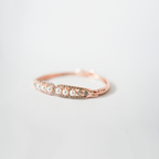 Rose Gold Toned Hinged Bangle bracelet| Embellished With Pearls & Cubic Zirconia |Hinged Design For Easy Wear & Secure Fit For Women's & Girls