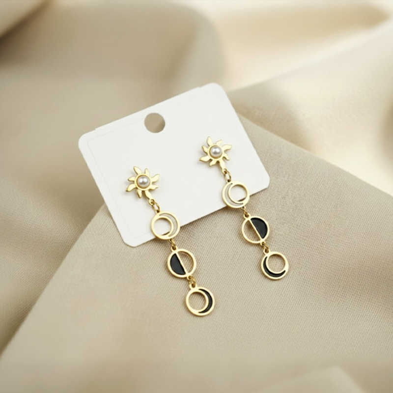 Anti-Tarnish Gold-Plated Stainless-Steel Earrings| Lightweight Earrings For Girls