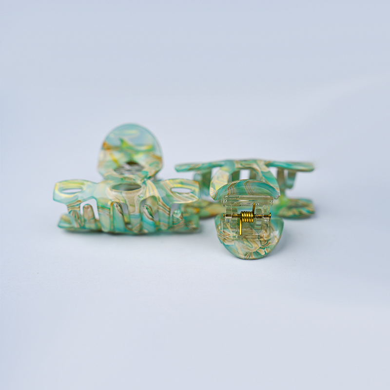 Stylish Acrylic Marble Design Hair Clutcher| Lightweight & Durable Hair Clip For women's