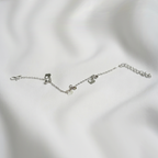 Minimalist Heart-Shaped Charm Bracelet| Available in Two Metal Tones| Simple Bracelet For Girls