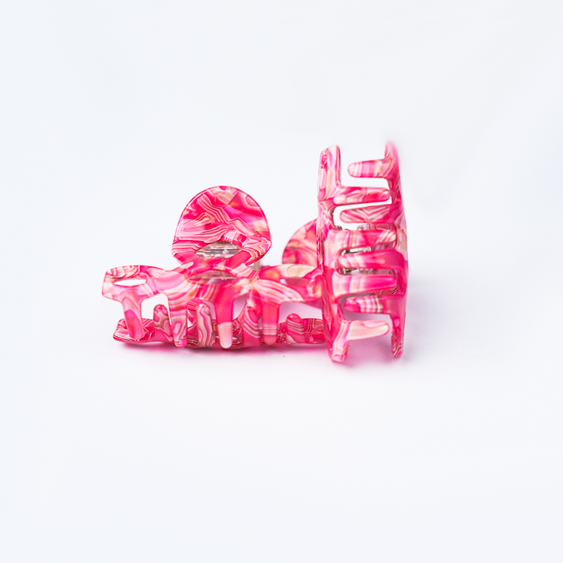 Stylish Acrylic Marble Design Hair Clutcher| Lightweight & Durable Hair Clip For women's