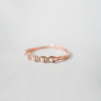 Rose Gold Toned Hinged Bangle Bracelet| Embellished With Lustrous White Pearls & Sparkling Cubic Zirconia| Lightweight Bracelet For Women's & Girls