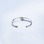 Anti-Tarnish Clover Bracelet| Black Clover Charm & Crystal accents| Lightweight Bracelet for women's/ Girls