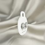 Silver Toned Flower Stud Earrings With Pearls & Cubic Zirconic Stones For Women's