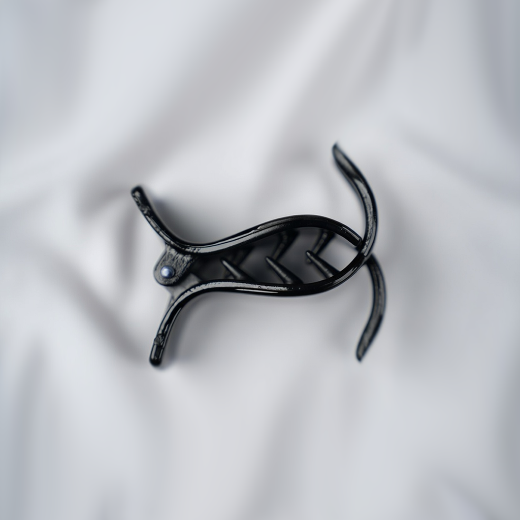 Black Plastic Jaw Hair Clips| Strong, Secure & Non-Slip Hair Clip For Girls| Pack of 6