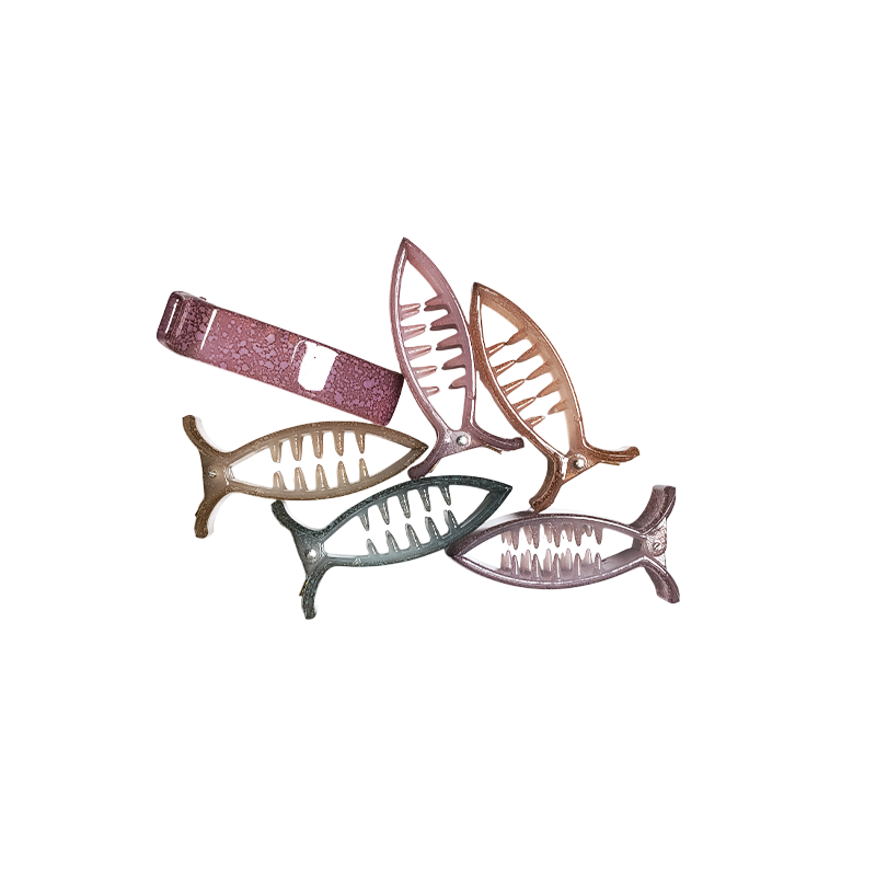 Multi-Color Plastic Hair Claw Clips| Lightweight & Durable Hair Clip For Women & Girls| Pack of 6