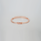 Rose Gold Toned Hinged Bangle Bracelet| Row Of Lustrous Pearls & Sparkling Cubic Zirconia| Lightweight Bangle Bracelet For Women's & Girls