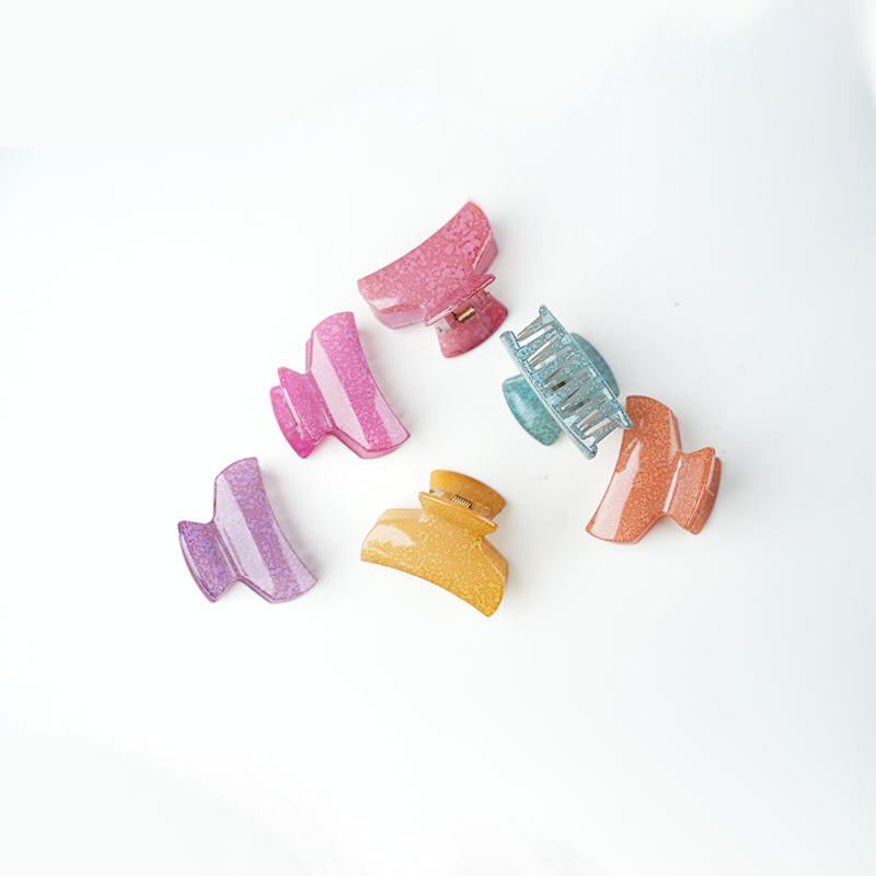 Small Multi Color Hair Claw Clips| Suitable for All Hair Type| Set of 6