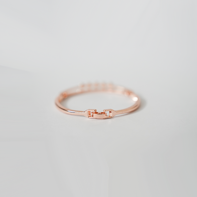Rose Gold-Tone Finish Hinged Bangle Bracelet| Lustrous White Pearls & Sparkling Clear Crystals| Lightweight Bracelet For Women's & Girls