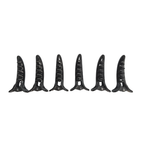 Black Banana Hair Clip| Medium Size Banana Clip For Women & Girls| Pack Of 6