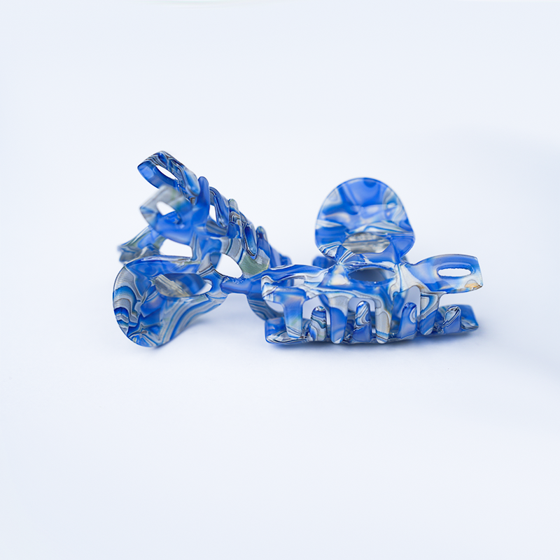 Stylish Acrylic Marble Design Hair Clutcher| Lightweight & Durable Hair Clip For women's