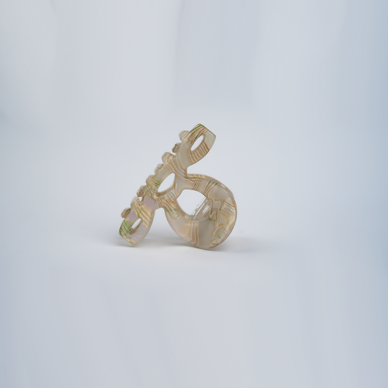 Stylish Acrylic Marble Design Hair Clutcher| Lightweight & Durable Hair Clip For women's