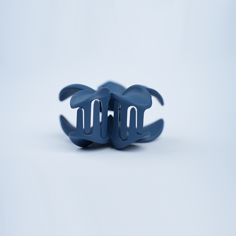 Plumeria Flower Claw Hair Clip| Five Petal Plumeria Flower Design| Matte Finish Hair Clip| Lightweight Form For Girls